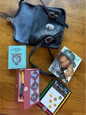 American Girl Kit's School Supplies Kit's Book Bag and Supplies RETIRED A877